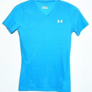 Under Armour HeatGear® Compression V-Neck Short Sleeve Shirt - XL